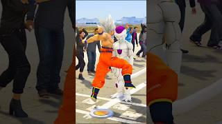 GTA V: RANDOM GOKU vs FRIEZA WHO is MOST POWERFUL?  #shorts #gtav