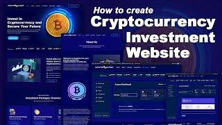 How to Create Cryptocurrency & Investment  Website in 2024 with Hyip Rio