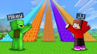 JJ and Mikey: ELEMENTAL STAIRS Battle in Minecraft - Maizen