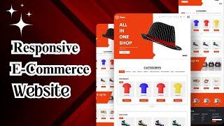 HTML, CSS & JS || Responsive E-Commerce Website Design