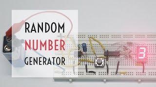 Random number generator circuit ( without use of coding )