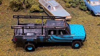 FIELD TESTING Chevy Cheyenne CREW CAB Pickup Trucks - In 1/64 scale!