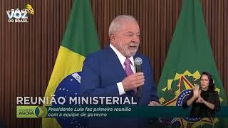 Presidente Lula comenta processo de reconstrução do país em Reunião Ministerial