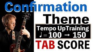 Confirmation theme tempo up training from 100 to 150