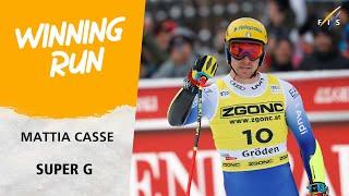 Casse takes maiden World Cup win on Saslong | FIS Alpine World Cup 24-25