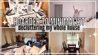 HOARDER TO MINIMALIST 2024 | Decluttering my whole house & sharing my first year Minimalism Journey