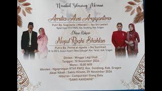 CS SAWO KANDANG II WEDDING II APRILIA ASRI ARGIYANTORO - NURUL ROQHI SHAHLAN