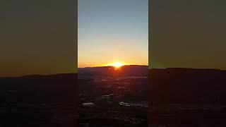 Time lapse Of the sun setting in Roanoke Virginia taken with a DJI Air 3