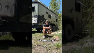 BOONDOCKING VS RV PARKS: Which Do You Prefer? ️ #shorts