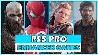 TOP 40 BEST ENHANCED GAMES ON PS5 PRO || BEST PS5 PRO GAMES