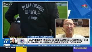 Eduardo Espinel, nuevo entrenador del Olimpia, brinda sus primeras palabras tras ser confirmado