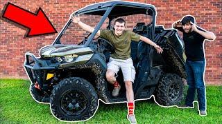 KENDALL GRAY BUYS A DEFENDER! (WE HAD TO RACE)