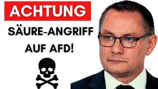 Säure-Angriff auf AfD-Landesparteitag - Kriminalpolizei ermittelt!