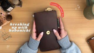 Switching to Travelers Notebook Planner  1 (almost) Month Flip Through