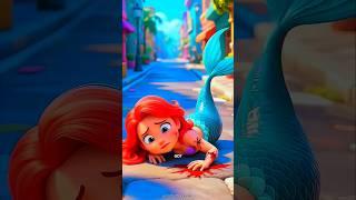 The mermaidfell on the road  #shorts