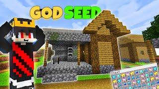 4 VILLAGE At Spawn  & 5 BLACKSMITH  || GOD SEED'S For Minecraft PE 1.20+ [HINDI]