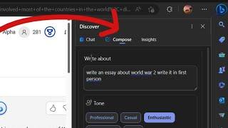 Microsoft Edge: Bing Chat Discover Side Panel Feature NEW UPDATE