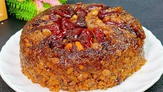 Festive Treat : Glutinous Rice Eight-Treasure Pudding for Radiant Health ! 年末の美味しさ！もち米の八宝飯で健康的に美しく！