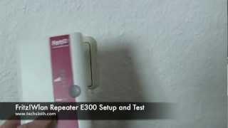 AVM Fritz Box Wifi Repeater Setup and Test