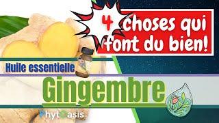 4 propriétés qui font du bien grâce à l'Huile Essentielle de Gingembre: comment l'utiliser?