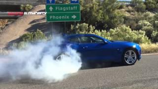 2016 Chevrolet Camaro SS Burnout