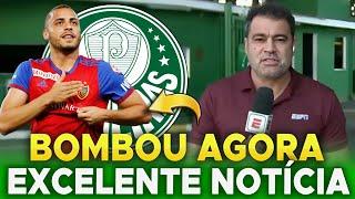 EXPLODIU NESTA SEXTA! EXCELENTE NOTÍCIA DO VERDÃO! ÚLTIMAS NOTÍCIAS DO PALMEIRAS