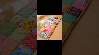 bedsread making /old clothes reuse idea /patchwork quilte #quilte #shorts