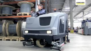 Kärcher B 300 RI - Ride On Scrubber Drier & Sweeper Combi | Kärcher Professional UK