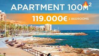 LOW PRICEApartment 100м² in the center of Torrevieja with 3 bedrooms just 400m to the sea