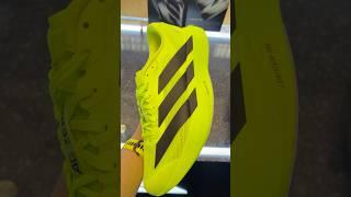 Adidas Adizero Evo SL, Lucid Lemon / Core Black / Matte Silver #adidas #adizero #runningshoes