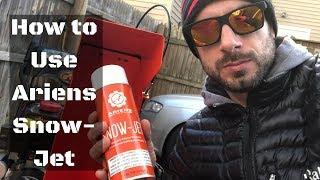 How to Use Ariens Snow-Jet Lube Spray