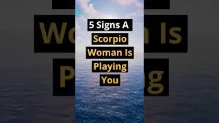 5 Signs A Scorpio Woman is Playing You! #zodiac #dating #shorts