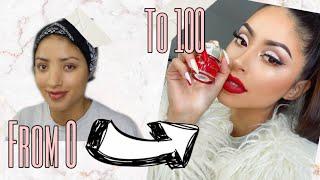 FROM 0 TO 100!!! NEW YEARS EVE MAKEUP TUTORIAL/GRWM