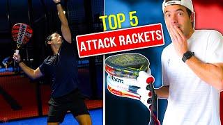 TOP 5 BEST ATTACK PADEL RACKETS 2023 (BLACK FRIDAY) - the4Set