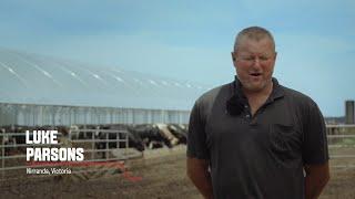 Valtra Customer Testimonial: Luke Parsons and Lewis Johnstone, dairy farm, Victoria, Australia.