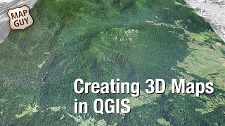 Creating 3D maps in QGIS