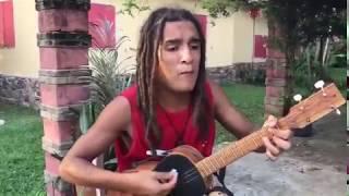 Reggae One Man Band sings Bob Marley's hits