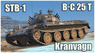 STB-1, Kranvagn & Bat-Chat 25t • WoT Blitz Gameplay