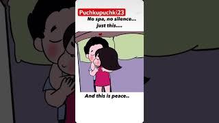 This is peace️||Puchku & Puchki Status||#viralshort #shortfeed #funny #love #partner #soulmate