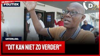  De Nieuwe Politiek Live: medewerkers Surpost uiten misnoegen (Suriname)