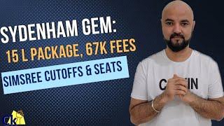 Hidden GEM Sydenham | 15 Lakh package 67k Fees! Cutoffs Seats at SIMSREE Mumbai