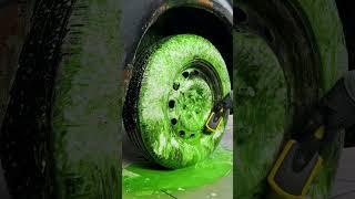 Dirty Car Wheel Wash! #carwash #detailing #dirtycar