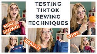 Testing Tiktok Sewing Techniques