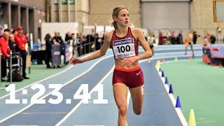 Behind the scenes of Keely Hodgkinson's world indoor 600m record