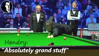 "Just talent and touch", Hendry | Ronnie O'Sullivan vs Neil Robertson | 2021 Grand Prix Final ‒ S1