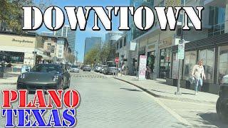 Plano - Texas - HUGE Dallas Suburb - 4K Downtown Drive