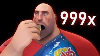 Ryback eating chips 999x speed / asmr meme