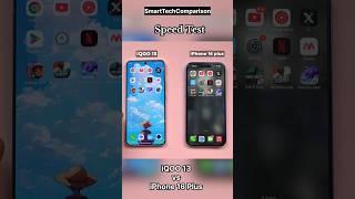 iQOO 13 vs iPhone 16 Plus Speed Test Comparison