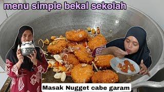 Masak simpel!! Buat bekal Anak sekolah_ nugget cabe garam