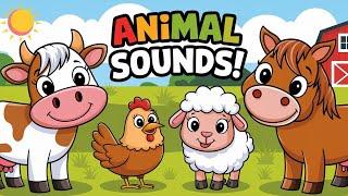 Learn Playful Animal Sounds for kids| Oinking fun - Spark Kindness | Life Lessons